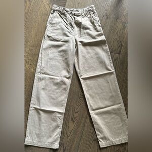 Zara Wide-Leg Cotton Trousers - EUR 32/US 0